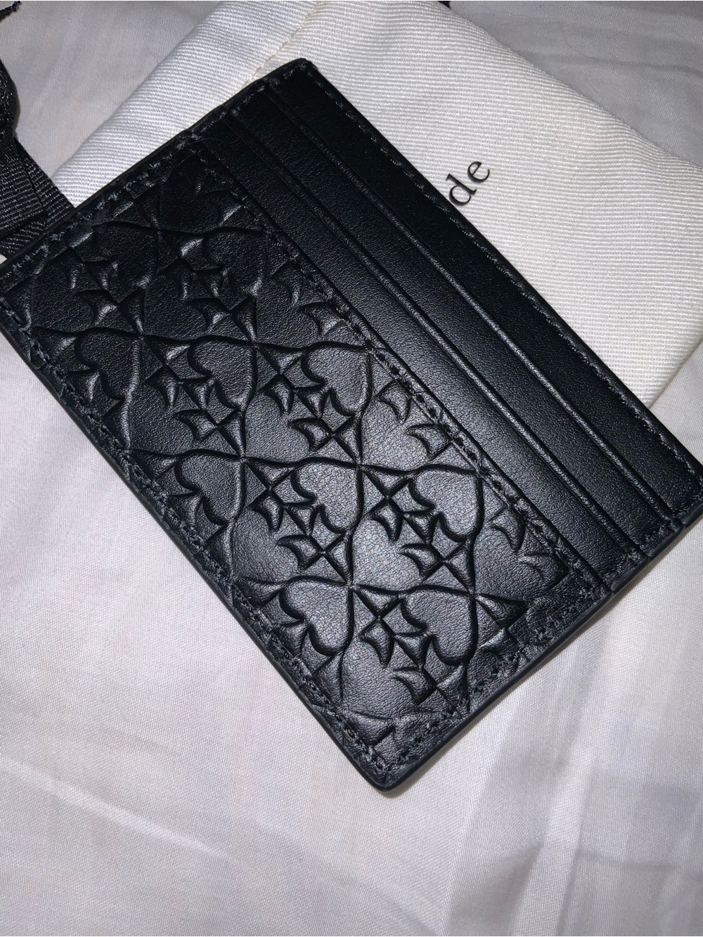 kate spade black card holder